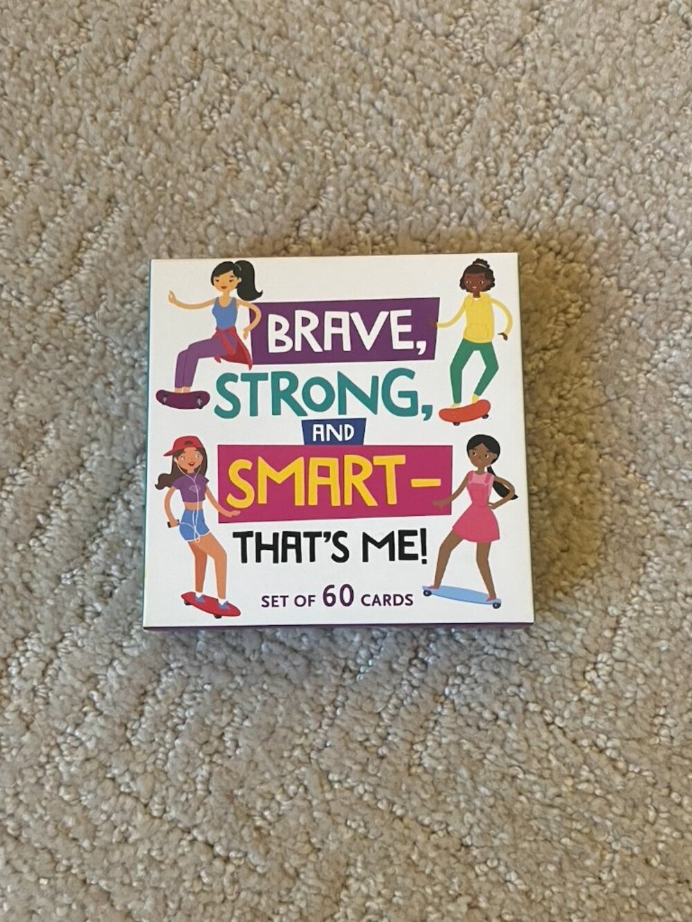 Brave, Strong, and Smart - That's Me! Inspirational Card Deck (Set of 60 Cards)